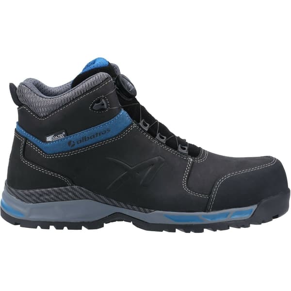 Albatros Tofane CTX Mid S3 Lädersäkerhetskängor 10.5 UK Bl Black/Blue 10.5 UK