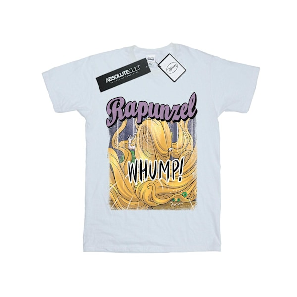 Disney Dam/Damer Trassel Rapunzel Whump Bomull Boyfriend T-shirt White M