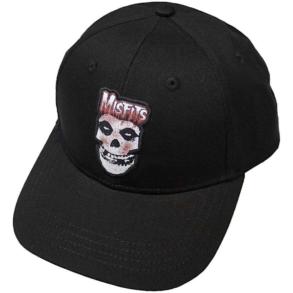 Misfits Unisex Vuxen Bloddroppe Skalle Baseballkeps En Storlek Svart Black One Size