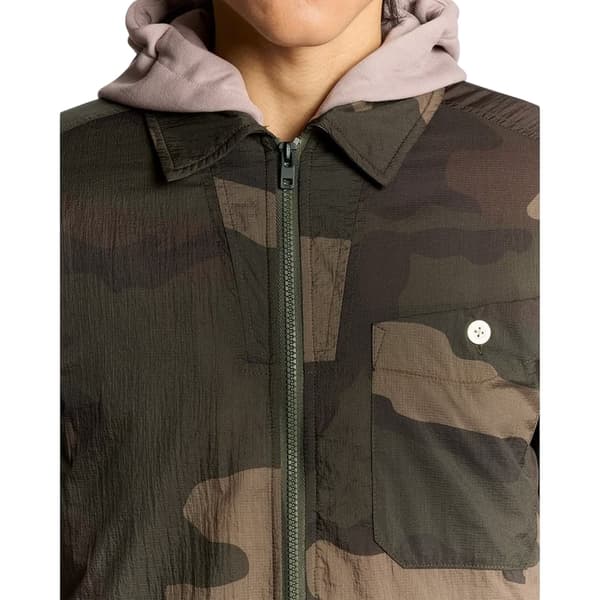 Lyle & Scott Herr Camo Bomullsöverskjorta L Oliv Olive L