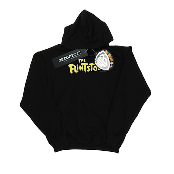 The Flintstones Original Logo Hoodie 5XL Svart Black 5XL