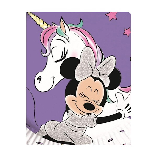 Disney Unicorn Minnie Mouse Engångstallrikar One Size Vit/Lila White/Purple One Size