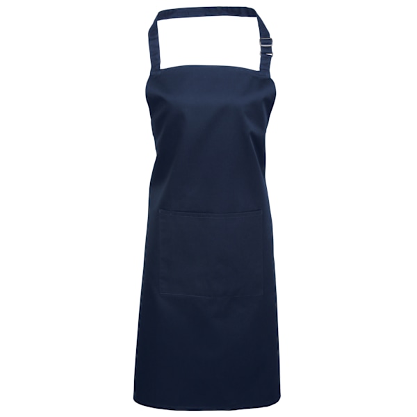 Premier Dam/Kvinnors Färger Bip Förkläde Med Ficka / Arbetskläder Navy One Size