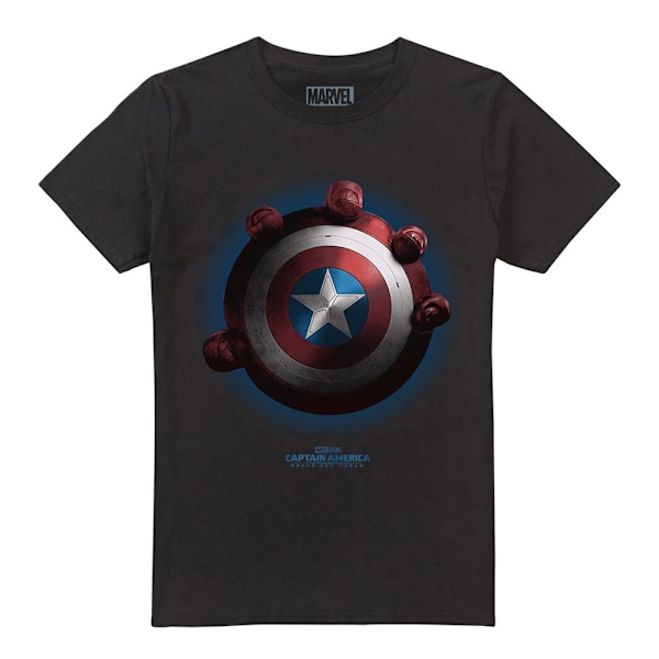Captain America: Brave New World Herr Röd Hulk Sköld T-Shirt S Black S