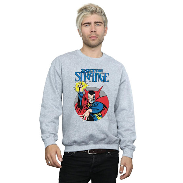Marvel Herr Doctor Strange Cirkel Sweatshirt S Sports Grey Sports Grey S