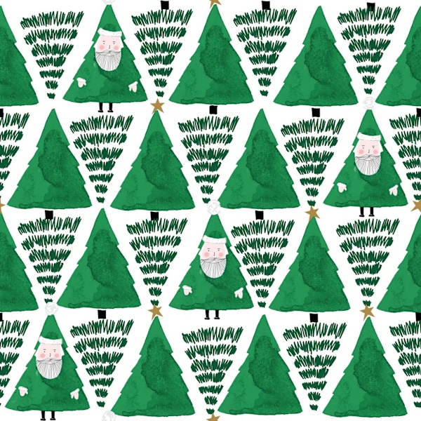 Furn Hide + Seek Jultomte Påslakan Set 137cm x 200cm Grön Green 137cm x 200cm