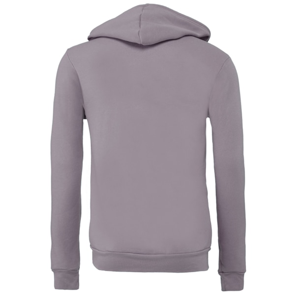 Canvas Unisex Dragkedja Polycotton Fleece Tröja med Huva / Huva Storm Grey XS