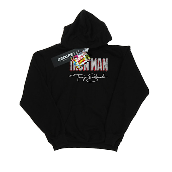 Marvel Dam/Kvinnor Iron Man AKA Tony Stark Hoodie XXL Svart Black XXL