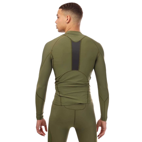 Skins Herr Series-3 Långärmad Underställströja M Khaki Grön Khaki Green M