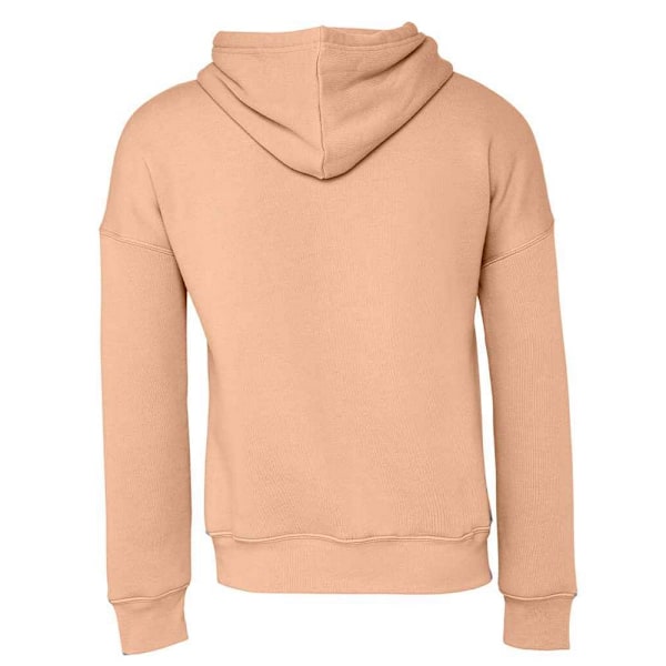 Bella + Canvas Unisex Vuxen Sponge Fleece Hoodie L Peach Peach L