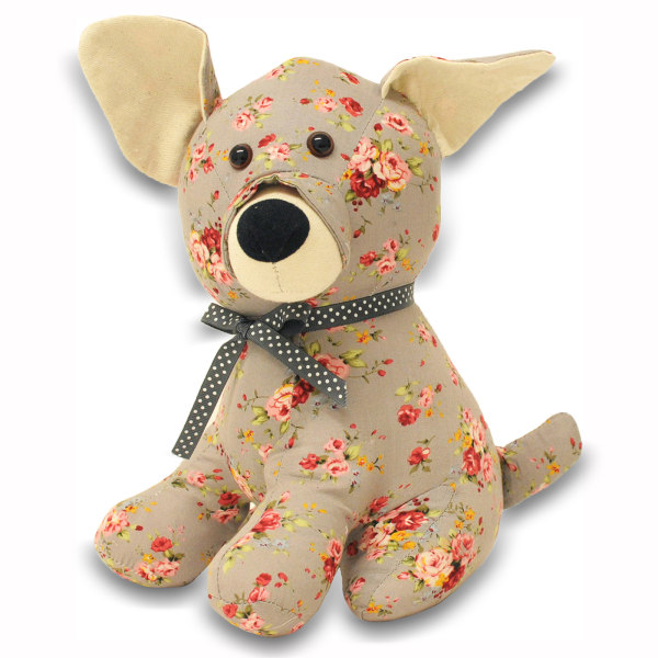 Riva Home Floral Dog Doorstop One Size Grå Grey One Size