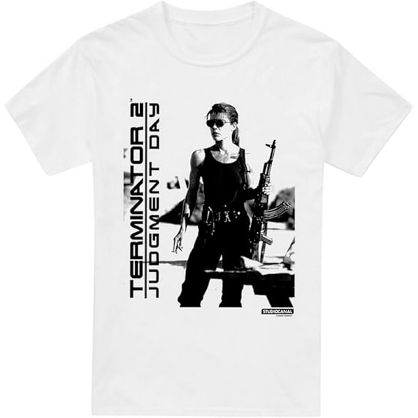 Terminator 2 Herr Sarah Connor T-shirt M Vit White M