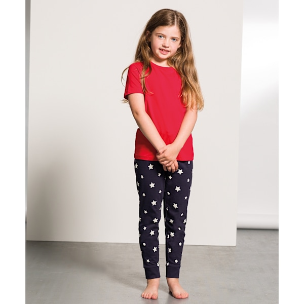 SF Minni Barn/Barn Lounge Byxor 7-8 År Marinblå/Vit Navy/White 7-8 Years