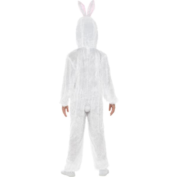 Smiffys Barn Kanin-jumpsuit 4-6 år Vit White 4-6 Years