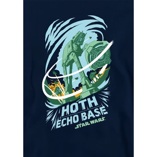 Star Wars Barn/Barn Echo Base Attack Hoodie 9-11 År Marinblå Navy 9-11 Years