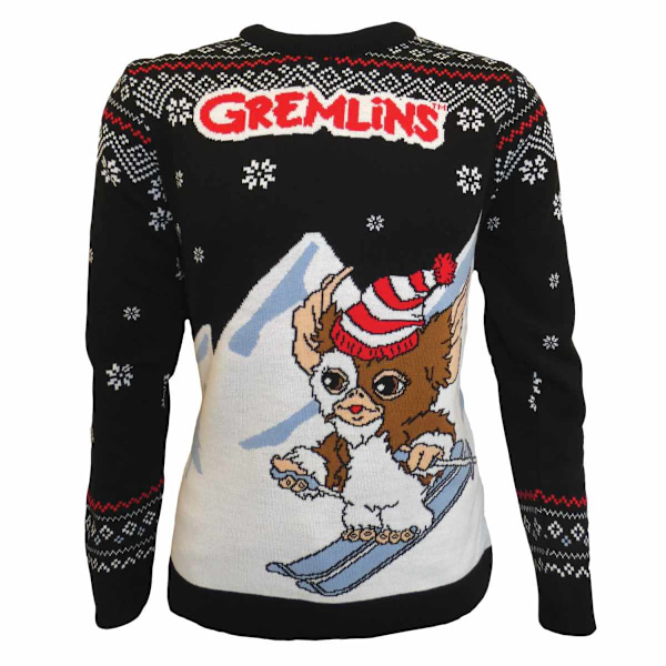 Gremlins Unisex Vuxen Gizmo Popcorn Stickad Sweatshirt XL Multi Multicoloured XL