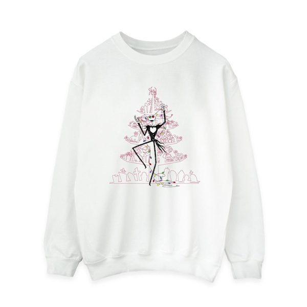 Disney Dam/Kvinnor The Nightmare Before Christmas Trädet Rosa S White 5XL