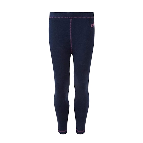 Mark Todd Barn/Barn Toddy Leggings 10-11 år Marinblå/Lila Navy/Purple 10-11 Years