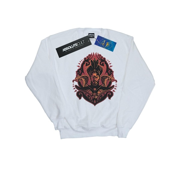 Disney Herr Aladdin Film Jafar Ormar Sweatshirt L Vit White L