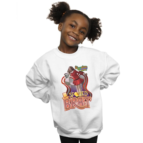 Willy Wonka Och Chokladfabriken Flickor Bortskämd Brat Sweatshirt White 5-6 Years