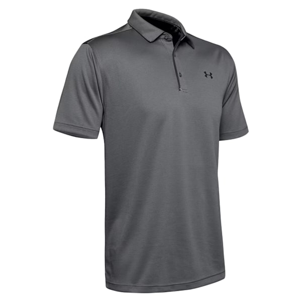 Under Armour Tech Pikétröja för män XXL Grafit/Svart Graphite/Black XXL