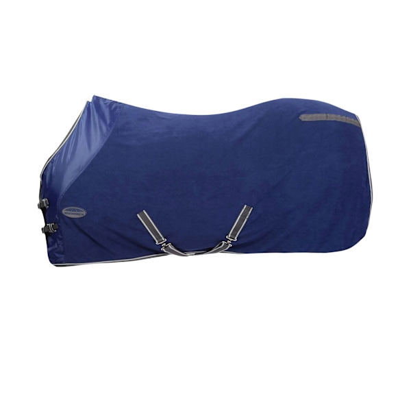 Weatherbeeta Fleece Cooler Standard Neck Turnout Rug 5ft 6 Dark Dark Blue/Grey/White 5ft 6