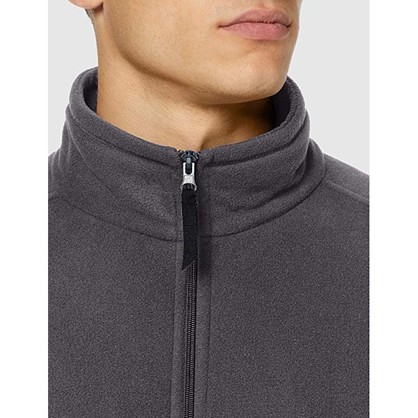 Regatta Herr Plain Micro Fleece Full Zip Jacka (Layer Lite) 4X Seal Grey 4XL
