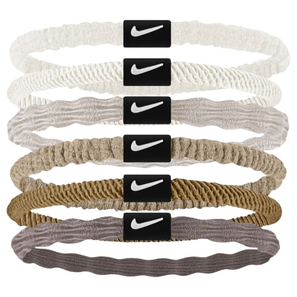 Nike Flex Hårsnodd (6-pack) En Storlek Vit/Grå/Brun/Beige White/Grey/Brown/Beige One Size