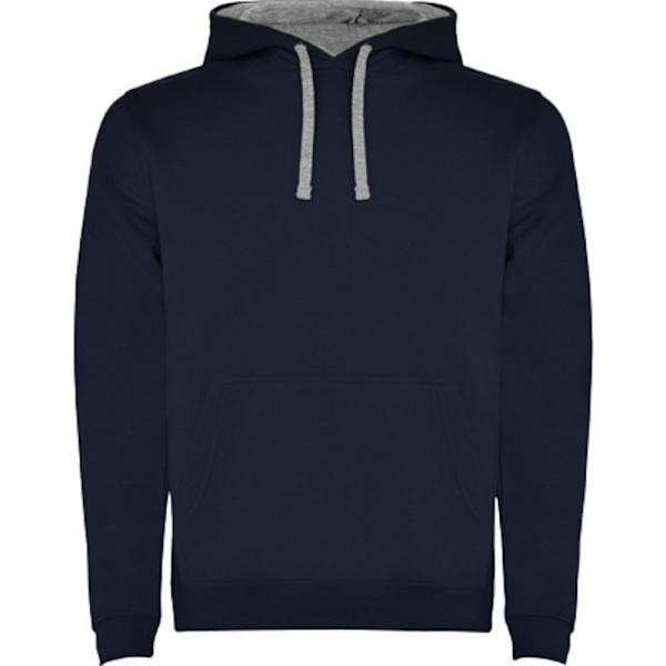 Roly Herr Urban Hoodie M Marinblå/Gråmelerad Navy Blue/Grey Marl M