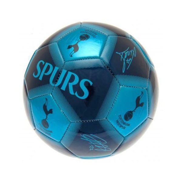 Tottenham Hotspur FC tryckt signatur skillsboll One Size Blå Blue/Black One Size
