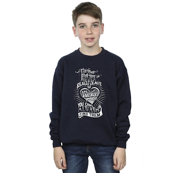 Harry Potter Boys The Ones That Love Us Sweatshirt 3-4 år Marinblå Navy Blue 3-4 Years