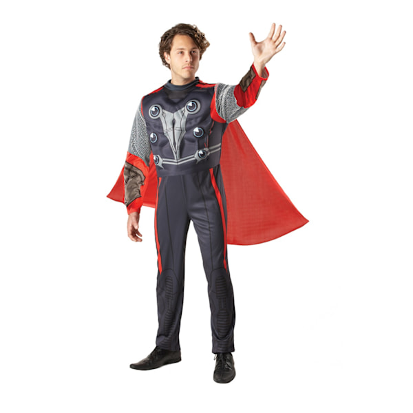 Thor Unisex Vuxen Muskler EVA Kostym Standard Svart/Röd Black/Red Standard