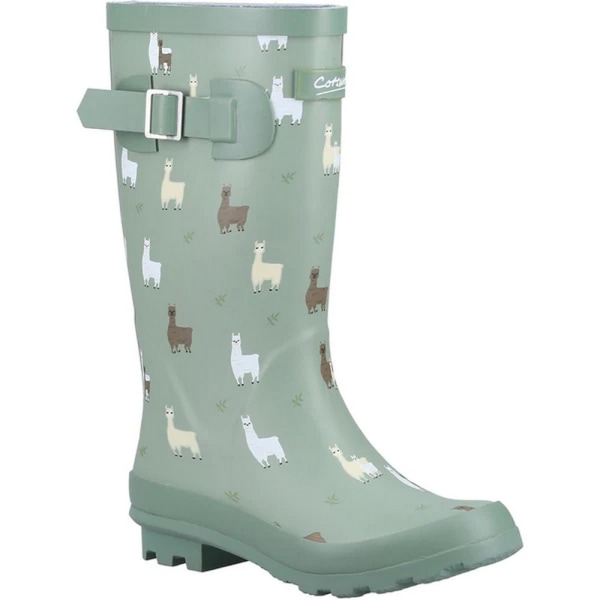 Cotswold Childrens/Kids Farmyard Alpaca Wellington Boots 2 UK G Green 2 UK