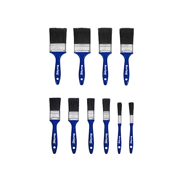 Bluespot Tools Syntetisk Verkstad Penselset, 10 Delar Ett Multi Colour One Size