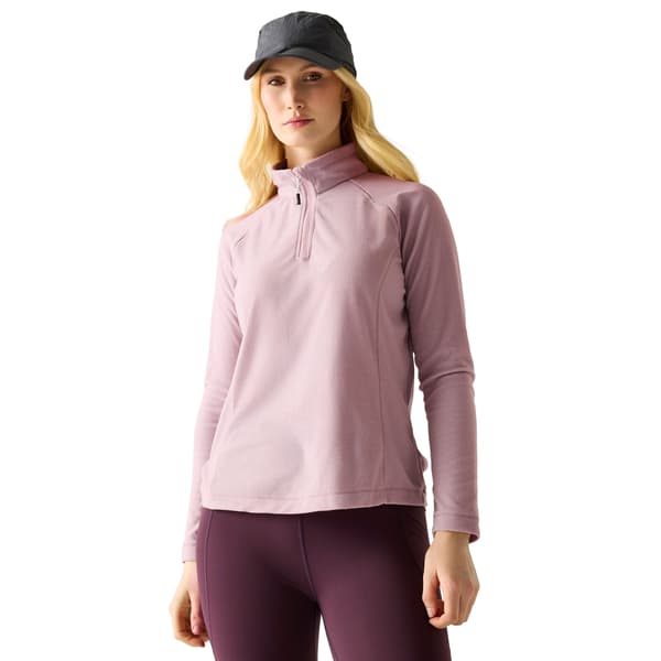 Regatta Great Outdoors Montes Half Zip Fleecetröja för damer Powder Lilac 20 UK