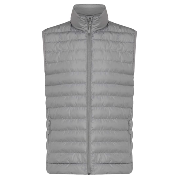 Iqoniq Meru Vadderad väst för män i återvunnen polyester S Silvergrå Silver Grey S