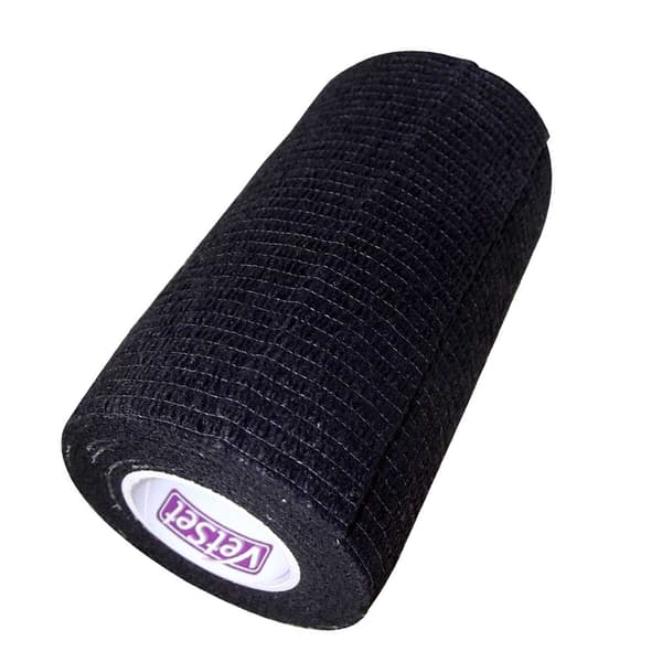 WrapTec Cohesive Bandage 100mm Svart Black 100mm