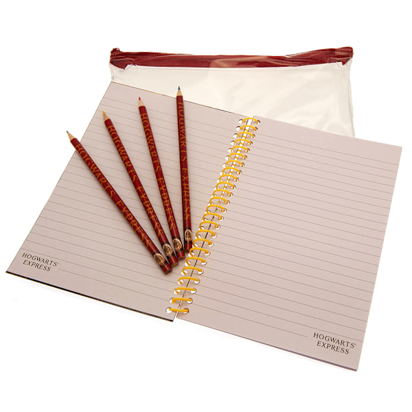 Harry Potter Hogwarts Express Bumper Stationery Set One Size Re Red/Gold One Size