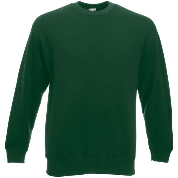 Fruit Of The Loom Herr Set-In Belcoro® Yarn Sweatshirt 2XL Bott Bottle Green 2XL