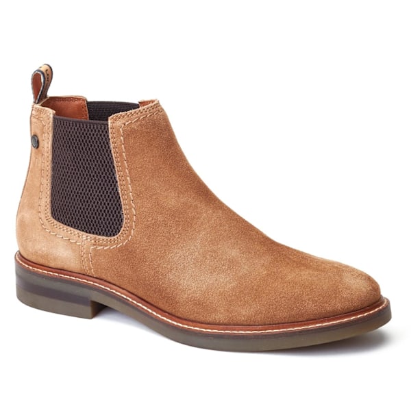 Base London Portland Chelsea Boots i Läder för Män, Storlek 10 UK, Ginger Ginger 10 UK