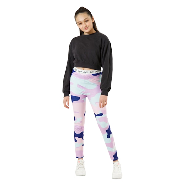 Hype Girls Evie Camo Leggings 9-10 År Multifärgade Multicoloured 9-10 Years