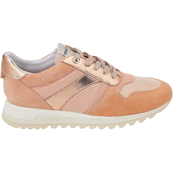 Geox Dam/Dam Tabelya Läder Sneakers 7.5 UK Persika Peach 7.5 UK