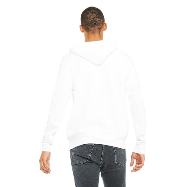 Bella + Canvas Unisex Full Zip Hoodie S Vit White S