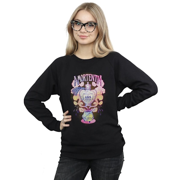 Harry Potter Dam/Kvinnor Kärleksdryck Sweatshirt L Svart Black L