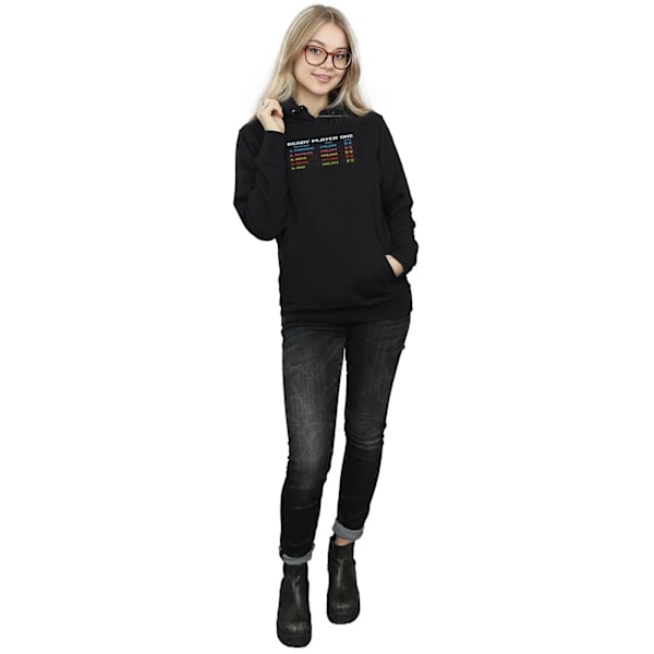 Ready Player One Dam/Kvinnor 8-Bit Scoreboard Hoodie M Svart Black M