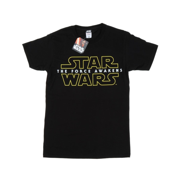 Star Wars Mens Force Awakens Logo T-Shirt S Svart Black S