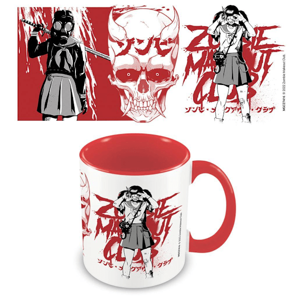 Zombie Makeout Club Demon Skull Mug En Storlek Röd/Vit/Svart Red/White/Black One Size