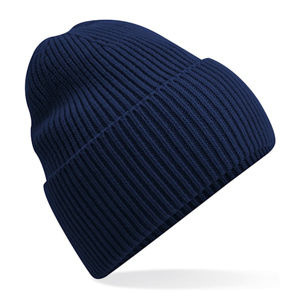 Beechfield Cuffed Recycled Oversized Beanie One Size Oxford Nav Oxford Navy One Size