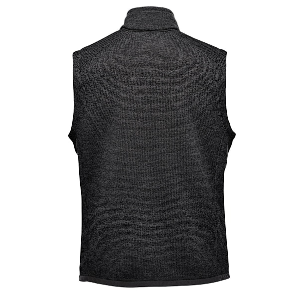 Stormtech Herr Avalante Knitted Heather Full Zip Gilet 4XL Svart Black 4XL