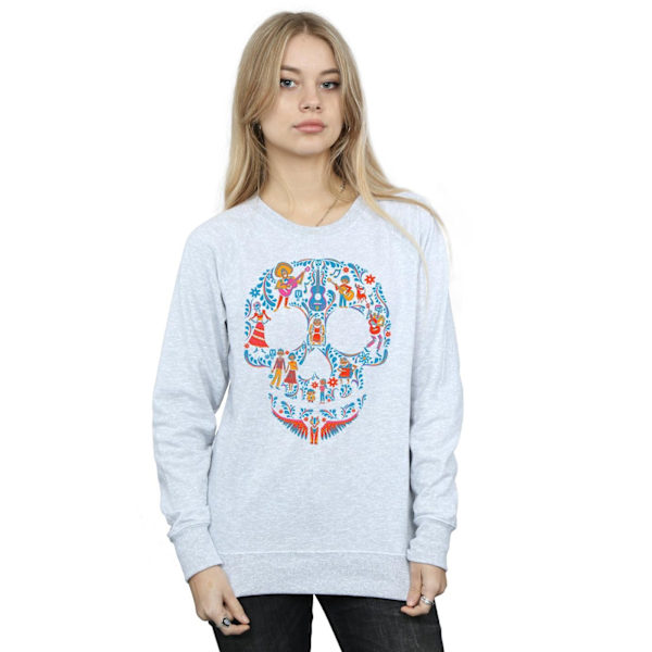 Coco Dam/Damer Skalle Bomullströja M Heather Grey Heather Grey M